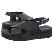 Sandały damskie - Sandały Czarne 1-28231-42 001 Black (TM480-a) Tamaris - miniaturka - grafika 1