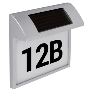 Kinkiet ścienny solarny Adres 4372 Ideus LED 0,18W IP44 prostokąt z włącznikiem biały - Lampy ścienne - miniaturka - grafika 1