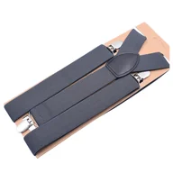 Dodatki do ubrań - Szelki do spodni 3,5 cm ciemnoszary - miniaturka - grafika 1