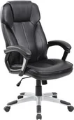 Fotele i krzesła biurowe - Fotel biurowy Komfort Black - miniaturka - grafika 1