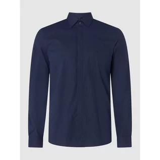 Koszule męskie - Koszula biznesowa o kroju slim fit z dodatkiem streczu - CK Calvin Klein - grafika 1