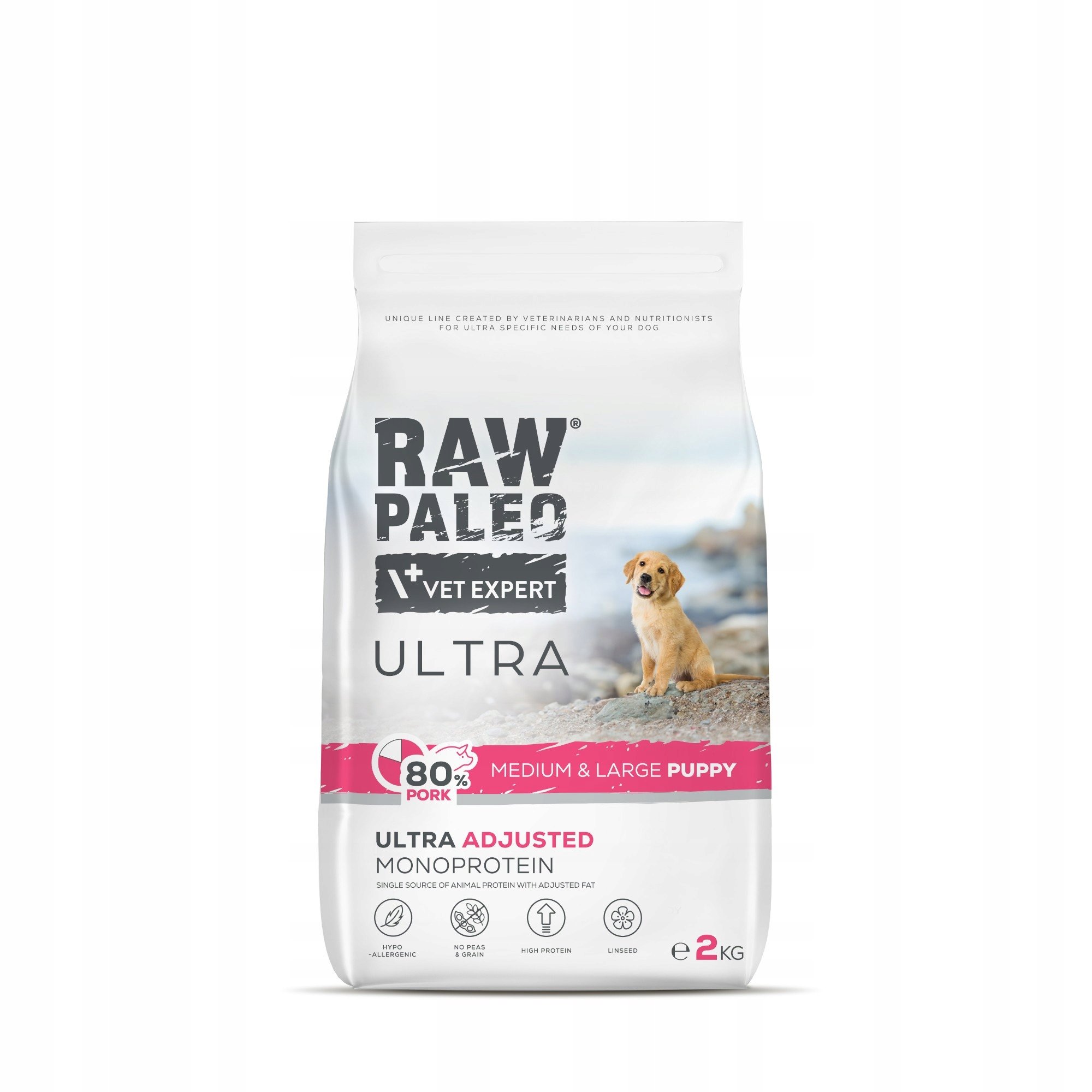 RAW PALEO Ultra Pork Medium&Large Puppy 2kg
