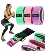 Pozostały sprzęt i akcesoria do ćwiczeń - Zestaw 3 taśm materiałowych 4Fizjo HIP BAND - miniaturka - grafika 1