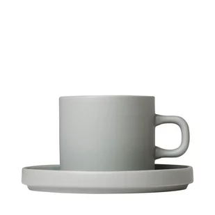 Blomus Kubek z podstawką Mio 200 ml, 2 szt. Mirage Grey 63911 - Kubki - miniaturka - grafika 1