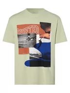 Koszulki męskie - Tom Tailor Denim - T-shirt męski, zielony - miniaturka - grafika 1