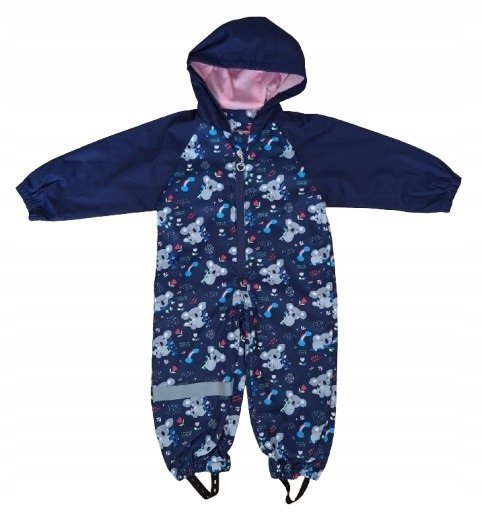 Kombinezon przeciwdeszczowy nieprzemakalny jednoczęściowy dziecięcy 110