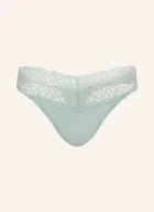 Majtki damskie - Calvin Klein Stringi Ck Attraction blau - miniaturka - grafika 1