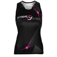 Kimona, stroje i obuwie - Tank Top fitness damski EXTREME HOBBY MT SPORT PINK techniczny - miniaturka - grafika 1