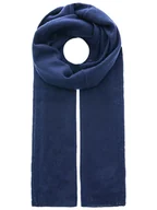 Apaszki i szaliki damskie - Zwillingsherz Kaszmirowy szal w kolorze granatowym - 180 x 28 cm - miniaturka - grafika 1