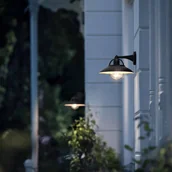 Lampy ogrodowe - Philips Mygarden Kinkiet Cormorant, 1X42 W, Czarny, 1738130Pn - miniaturka - grafika 1