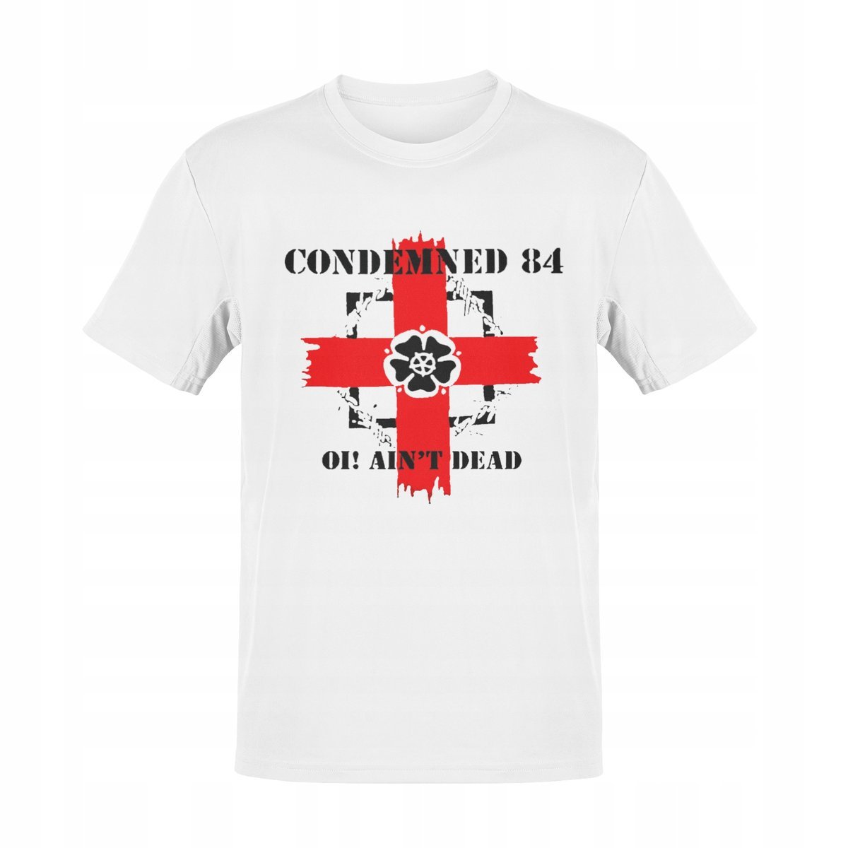 CONDEMNED 84 C84 Koszulka T-Shirt biały z nadrukiem PUNK ROCK SKINHEAD XXL