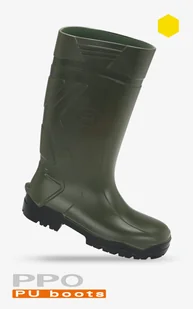 BUTY ZAWODOWE Z POLIURETANU BEZ PODNOSKA PPO STRZELCE OPOLSKIE MODEL 1002, PN-EN ISO 20347, O4, FO, CI, SRC - Obuwie robocze - miniaturka - grafika 1