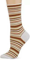 Skarpetki męskie - FALKE Skarpety damskie Origin Stripe, biały (White 2000), 39/42 EU - miniaturka - grafika 1