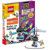 Książki edukacyjne - Lego books Buduj i naklejaj Roboty BSC-6602 - miniaturka - grafika 1