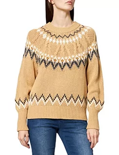 Swetry damskie - ESPRIT Sweter damski, khaki beżowy, XXS - grafika 1