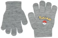 Rękawiczki - Bestseller A/S Nkmskjalm Pokemon Magic Gloves Box Sky Rękawiczki Chłopiec, Szary Melange, 8 - miniaturka - grafika 1