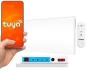 Ogrzewanie przenośne - CRONOS Panel grzewczy IR Synthelith CRP-1200TWP SILVER TUYA - miniaturka - grafika 1