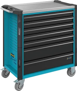 Wózek narzędziowy warsztatowy, 7 szuflad, 265 części, 959x518x1020mm, 179NXL-7/265  HAZET - Wózki magazynowe - miniaturka - grafika 1