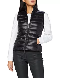 Armani Exchange Damska kamizelka puchowa, czarny, XS - Kamizelki damskie - miniaturka - grafika 1