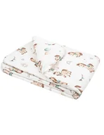 Kołdry i poduszki dla dzieci - Bonjour Cherie Kołderka mała bambusowa 65/75 Koniki - miniaturka - grafika 1
