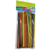 Zabawki kreatywne - Craft with Fun Ozdoba dek drewniane patyczki kolor długie 80szt - miniaturka - grafika 1