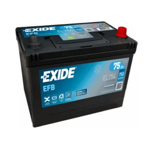 Akumulator EXIDE 12V 75Ah 750A EL754  w 24 h. Do 100 dni na zwrot. 100 tys. Klientów. - Akumulatory samochodowe - miniaturka - grafika 1