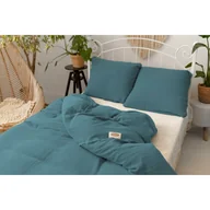 Pościel - MATEX Pościel muślinowa morska zieleń140 x 200 cm, 70 x 90 cm - miniaturka - grafika 1