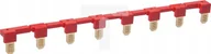 Sterowniki i przekaźniki - Relpol Mostek grzebieniowy 8-polowy czerwony do gniazd GZP80 i przekaźników PUSH-IN ZGZP80-8 RD 2616320 2616320 - miniaturka - grafika 1