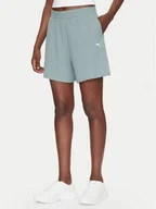 Spodenki damskie - Puma Szorty sportowe ESS Elevated 5" 685026 Zielony Regular Fit - miniaturka - grafika 1