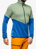 Bluzy sportowe męskie - Bluza polarowa Vaude Larice HZ Fleece Jacket - woodland - miniaturka - grafika 1