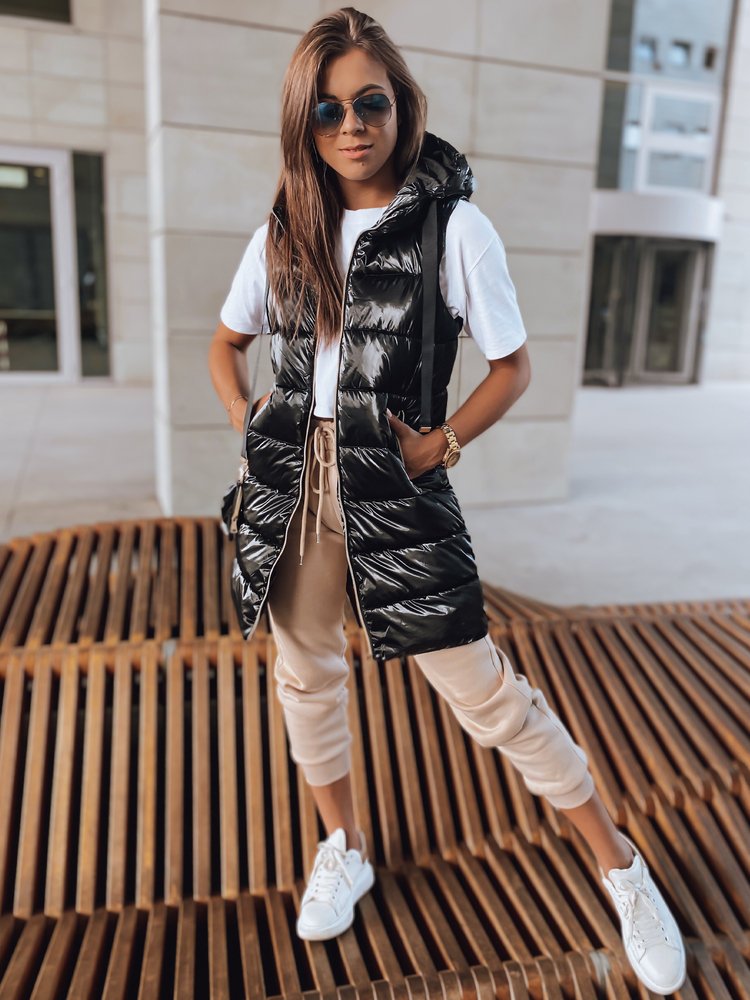 Kamizelka damska PETRA czarna Dstreet TY2952-L/XL