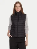 Kamizelki damskie - United Colors Of Benetton Bezrękawnik 2TWDDJ00V Czarny Slim Fit - miniaturka - grafika 1