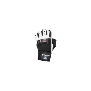 POWERSYSTEM POWER-SYSTEM RĘKAWICZKI NO COMPRO-WHITE BLACK-XS - Rękawice do ćwiczeń - miniaturka - grafika 1
