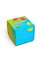 Skarpetki męskie - Happy Socks Surreal Animals Gift Set, kolorowe i zabawne, Skarpety dla kobiet i mężczyzn, Niebieski-Różowy 4 pary (41-46) - miniaturka - grafika 1