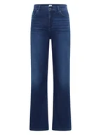 Spodnie damskie - Mustang Jeansy Madison 1016596 Granatowy Wide Fit - miniaturka - grafika 1