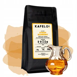 Kawa Kafelov smakowa SYROP KLONOWY 1000g mielona - Cappuccino i kawy smakowe - miniaturka - grafika 1