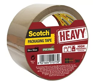 Scotch INNY Taśma Pakowa Do Wysyłek Heavy Hv5050sb Bardzo Mocna 50mm 50m Brązowy 106L027 - Akcesoria do pakowania - miniaturka - grafika 1