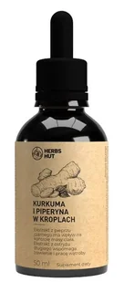 Noble Health Kurkumina i piperyna w kroplach - Suplementy naturalne - miniaturka - grafika 1