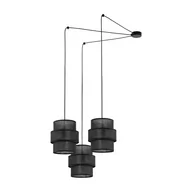 Lampy sufitowe - Abażurowa lampa wisząca do podwieszania TK 5976 z serii CALISTO BLACK - miniaturka - grafika 1