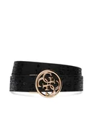 Paski - Guess Pasek Damski BW9319 P6135 Czarny - miniaturka - grafika 1