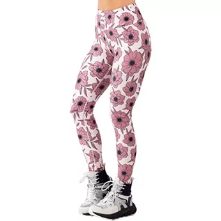 Rajstopy - EIVY Damskie rajstopy Icecold legginsy, kwiaty ścienne, XXL, Kwiaty ścienne, XXL - grafika 1