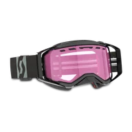 Gogle narciarskie - Gogle na Skuter Śnieżny Cross Scott Prospect Czarny/Szary - miniaturka - grafika 1