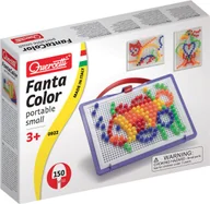 Układanki dla dzieci - Quercetti FANTACOLOR MOZAIKA 10mm 150szt (0922) - miniaturka - grafika 1