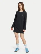 Sukienki i spódniczki dla dziewczynek - adidas Sukienka codzienna JX2849 Czarny Slim Fit - miniaturka - grafika 1