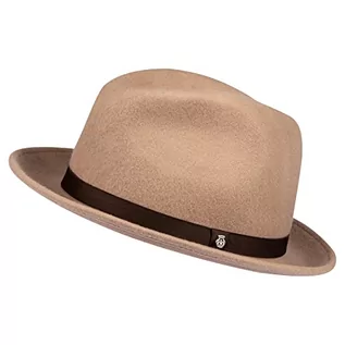 Czapki męskie - Roeckl kapelusz męski harrow, beżowy, 61 - grafika 1