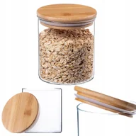 Pojemniki kuchenne - KADAX Pojemnik Na Żywność makaron Szklany Na Przyprawy z Pokrywą Słoik 800 ml - miniaturka - grafika 1