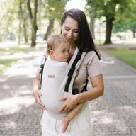 Nosidełka dla dzieci - Nosidełko Zaffiro - BabyGrow Roma: Beige-Regulowane - miniaturka - grafika 1