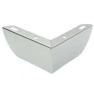 Meble modułowe i akcesoria - Noga meblowa narożna srebrna chromowana błyszcząca noga do mebli 5,5 cm - miniaturka - grafika 1