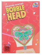 Prace ręczne dla dzieci - Malowanie farbami diamentowymi SERCE MOTYL DIY - miniaturka - grafika 1