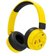 Słuchawki - OTL Technologies Pokémon Pikachu Kids Wireless Dla Dzieci Żółte - miniaturka - grafika 1